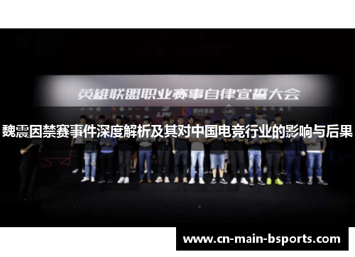 魏震因禁赛事件深度解析及其对中国电竞行业的影响与后果